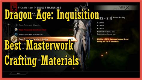 Dragon age inquisition hidden blades masterwork  And no, no masterwork hats