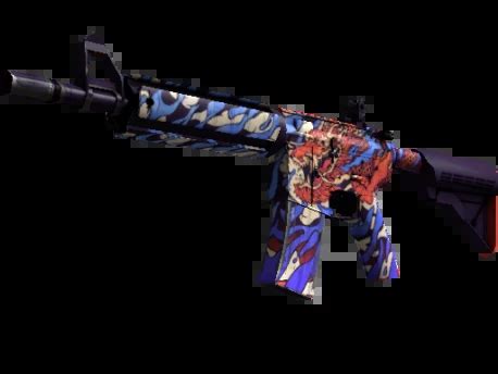 Dragon king factory new  It has been custom painted with the image of a dragon in red and blue