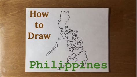 Draw philippine Color the shape numbered 1 goldenrod