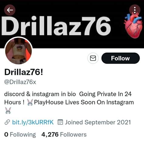 Drillaz76x twitter  16 following