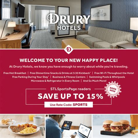 Drury inn summer promo code  Book your stay at Drury Inn and Suites with promo code ENJOY and then enjoy discounts to the city's top attractions