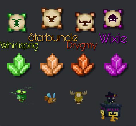 Drygmy charm  Experiment with a variety of mobs to create aesthetic and functional