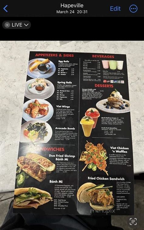 Dua hapeville menu  Healthy, fresh, and delicious food