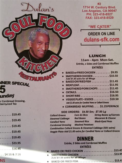 Dulan's on crenshaw menu  3864 Crenshaw Boulevard, Los Angeles, CA 90008 323-299-2867App Store Description