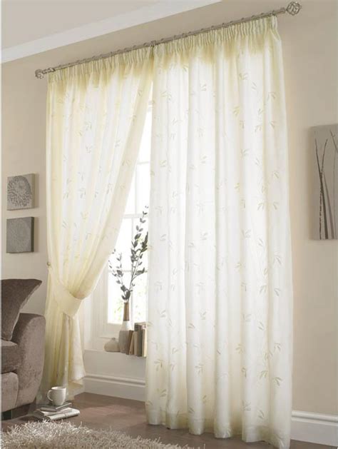 Dunelm lined voile curtains  Animal Cut Velvet Natural Eyelet Curtains