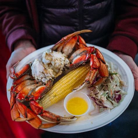 Dungeness crab and seafood festival Steamed Crab Legs