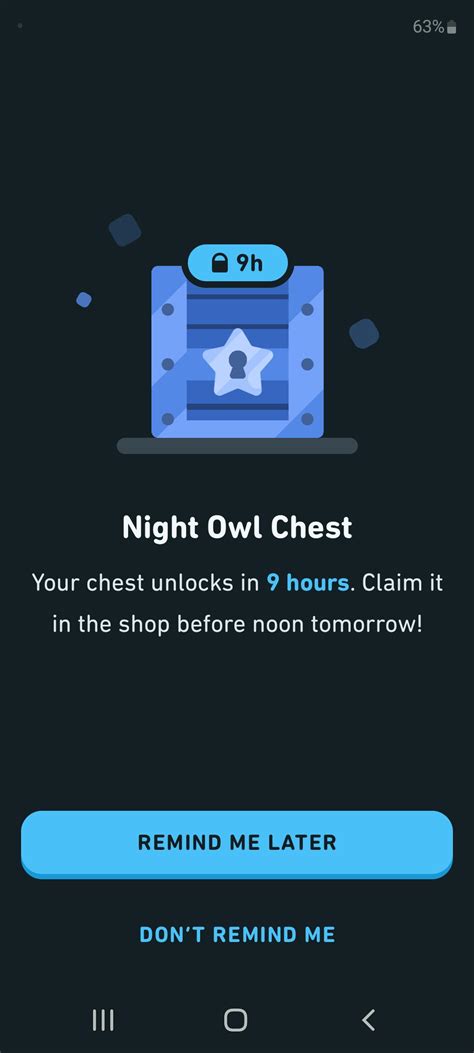 Duolingo night owl chest  48