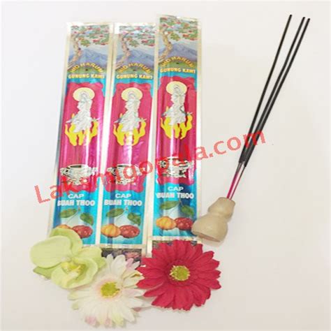 Dupa ratus gunung kawi Beli Hio / Dupa Wangi / Incense Stick Gunung Kawi Cap Buah Thoo isi 3 Batang