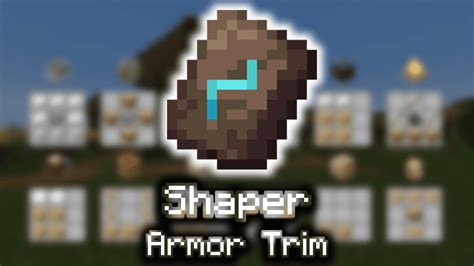 Duplicate shaper armor trim  The problem is that they are hard to find and not easy to make