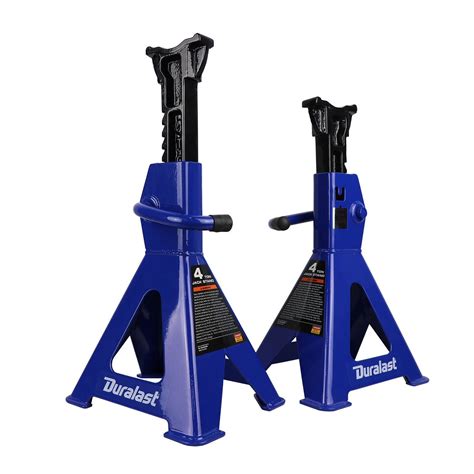 Duralast 4 ton jack stand  This package contains one pair of heavy duty 6 ton jack stands