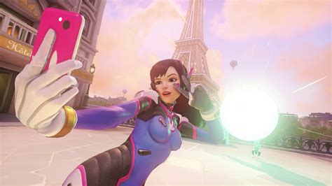 Dva's selfie gets interrupted Made my first 3D d