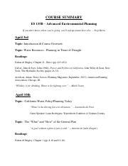 2024 ES 135B Course Syllabus - Final.pdf - COURSE SUMMARY...