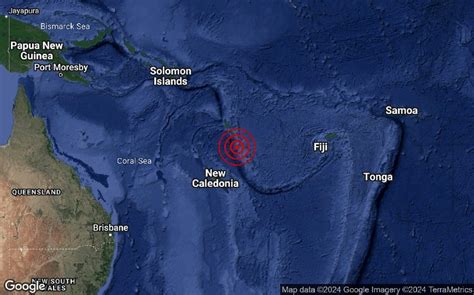 Earthquake in vanuatu last night  "It's not until 4