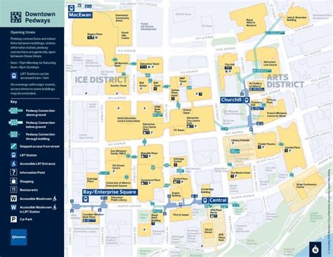 Edmonton pedway map The pedway is not currently eligible for Downtown CRL funding CRL Plan and Bylaw Amendment would be required Administration would include additional minor changes to clarify scope of other projects and ‘housekeeping’ items Provincial response and timeline for review is unknown and not within City control CRL Plan AmendmentDowntown Edmonton’s sprawling indoor pedway system is about to undergo a major expansion, extending its reach throughout the city core