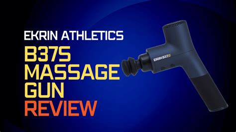 Ekrin b37s review  Finally, think of the features you need in a massage gun