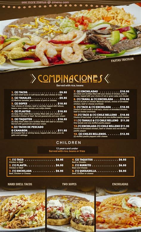El comal cocina y cantina menu 99