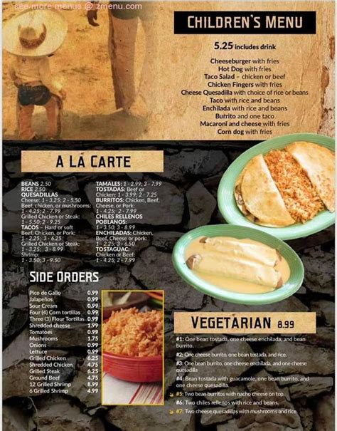 El maguey menu harrisonville mo  Cuisine: Mexican, Lunch, Breakfast