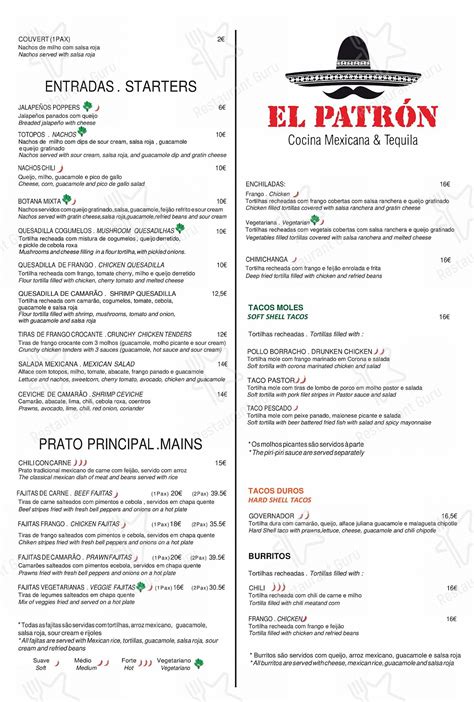 El patron vilamoura marina quarteira menu  Vilamoura