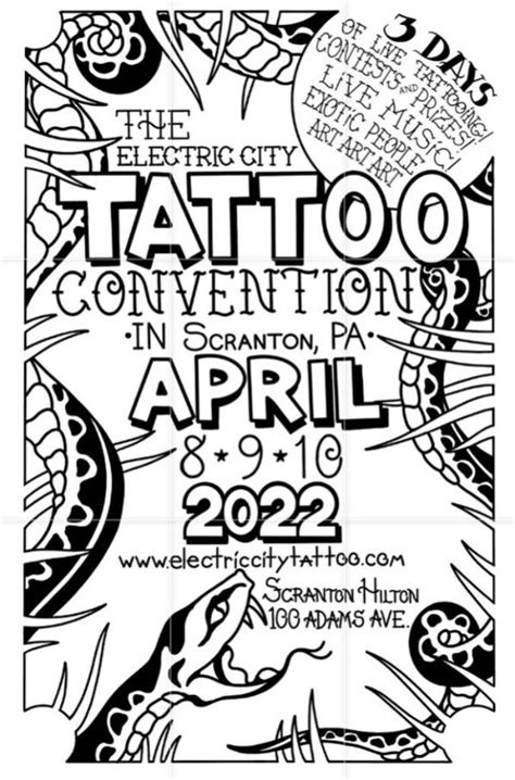 Electric city tattoo convention The Electric City Tattoo Convention is being held at the Hilton Scranton and Conference Center