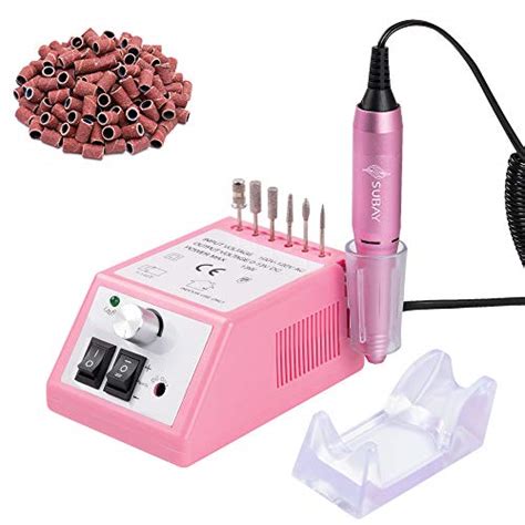 Fancii Professional Electric Manicure & Pedicure Nail File Set with Stand Drill