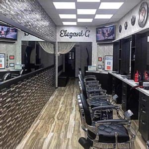 Elegant g barbershop  From the real barber chairs to the old fashion hot lather and straight razor shave