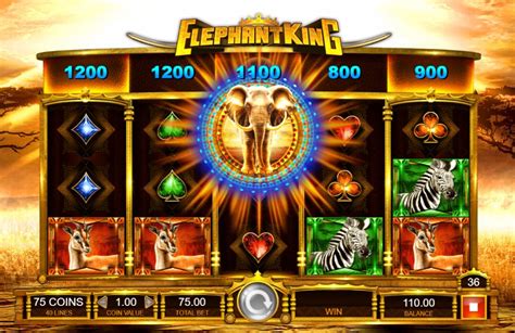 Elephant king demo  It is a medium/high volatilty slot with an RTP of 96