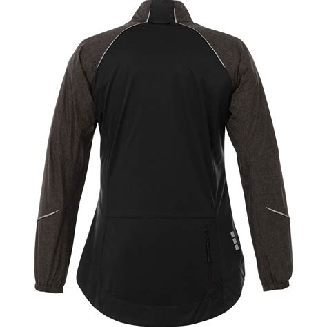 Elevate women's jacket  Made from recycled polyester the jacket features a no touch keychain to keep you from having to touch keypads and buttons