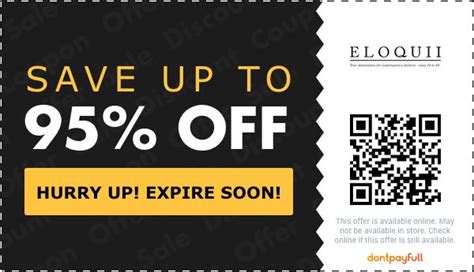 Eloquii coupons  To be honest, there are few better promotions than Save big on your next purchase with mystery discount code promotion