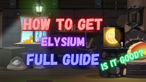 Elysium aqw Go to AQW r/AQW • by