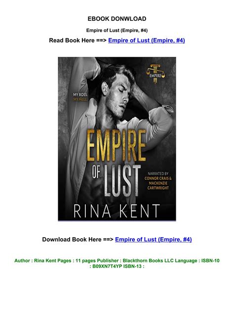 Empire of lust rina kent pdf Graphic