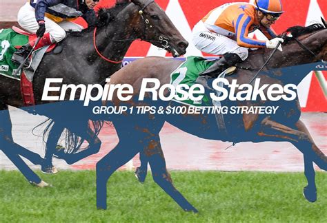 Empire rose stakes form  Prize money for the event is worth $1,000,000