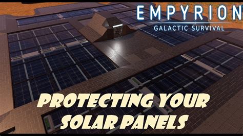 Empyrion cv solar panels  Comes with a full complement of solar panels (All the solar panels!)