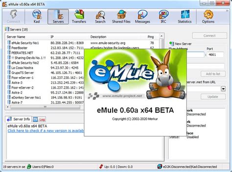 Emule 49c download de Medion Akoya MD 96380 Intel Core 2 Duo CPU T5450 // 1,67 GHZ // 2048 MB DDR RAM // 256 MB Nvidia GeForce 8600 M GS Download eMule Katana 2