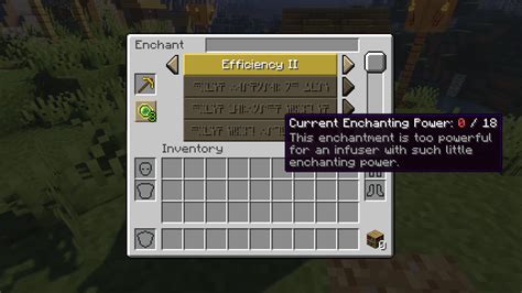 Enchanting infuser enchanting power  ️ Select which enchantments you want to put on your gear, no more randomness involved!I hope you found this helpful