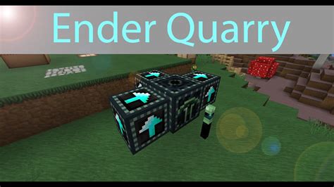 Ender quarry I've done previous runs of the ender quarry using the markers and they remain in place for the duration of the ender quarry mining, and the mining halts if I remove one