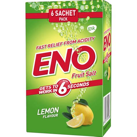 Eno fruit salt morrisons  It works within 6 seconds