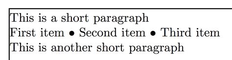 Enumitem inline enumitem – Control layout of itemize, enumerate, description