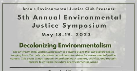 2024 Environmental Justice Symposium UCSB Bren School of ...