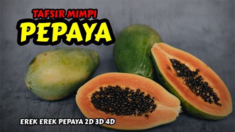 Erek erek buah pepaya 