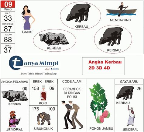 Erek erek kerbau 4d Demikian pembahasan tentang 224 Arti Mimpi / Tafsir Leher digorok orang Versi Islam & Erek Erek 2D 3D 4D yang dapat kami sampaikan untuk Anda