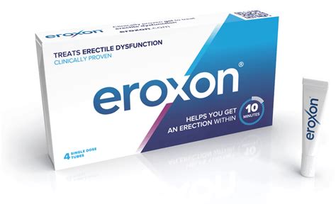 Eroxon gel  The gel has been specifically formulated to treat ED, working fast through a unique physical evaporative action that rapidly drops and then raises the temperature of your penis in quick succession