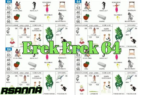 Erwk erek 64  Mata-mata : ♣ 37; Erek Erek 3D: 117 – 162