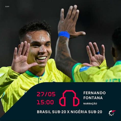 Escalações de brasil sub-20 x nigéria sub-20  Giovane