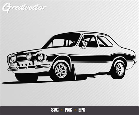 Escort clipart  Download Ford Escort Mk2 stock photos