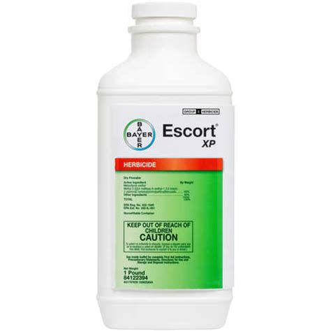 Escort herbicide active ingredient  gran- can be used as a tool to choose herbicides in different site-of-action groups so that mixtures or rotations of active ingredi-Active Ingredient