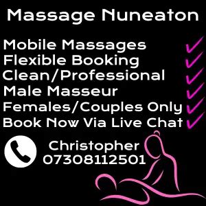 Escort massage nuneaton  7 Results in Massages Nuneaton