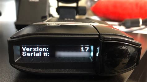 Escort max 360c firmware update not recognizing serial number <u>0</u>