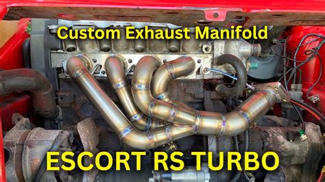 Escort rs turbo exhaust  Colours available: Diamond White, Rosso Red, Black or Nimbus Grey