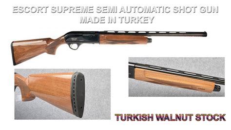 Escort supreme shotgun review  Rifles