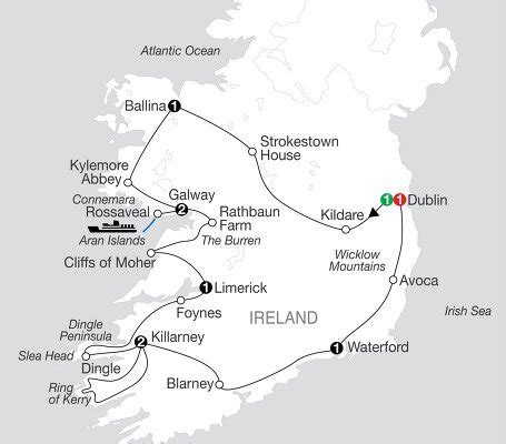 Escorted trips to ireland  Saturday 10AM - 6PM ET